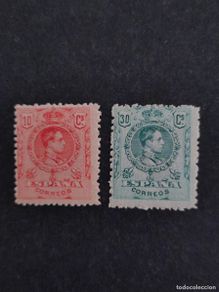 Stamps: ESPAÑA .1909-22. E- 269-275. ALFONSO XIII, TIPO MEDALLON. NUEVOS SIN CHARNELA.